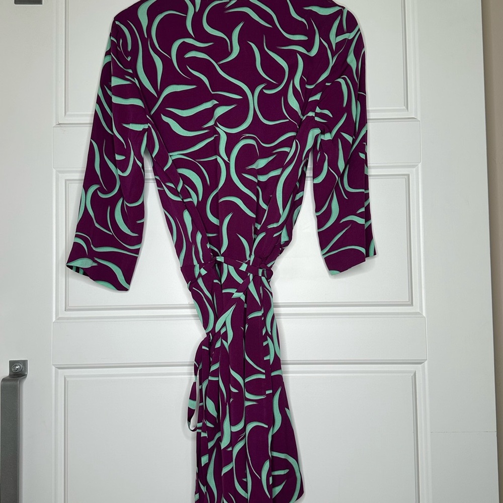 NWT DVF Rachel Lily Dress Sz 12 - Picture 4 of 5
